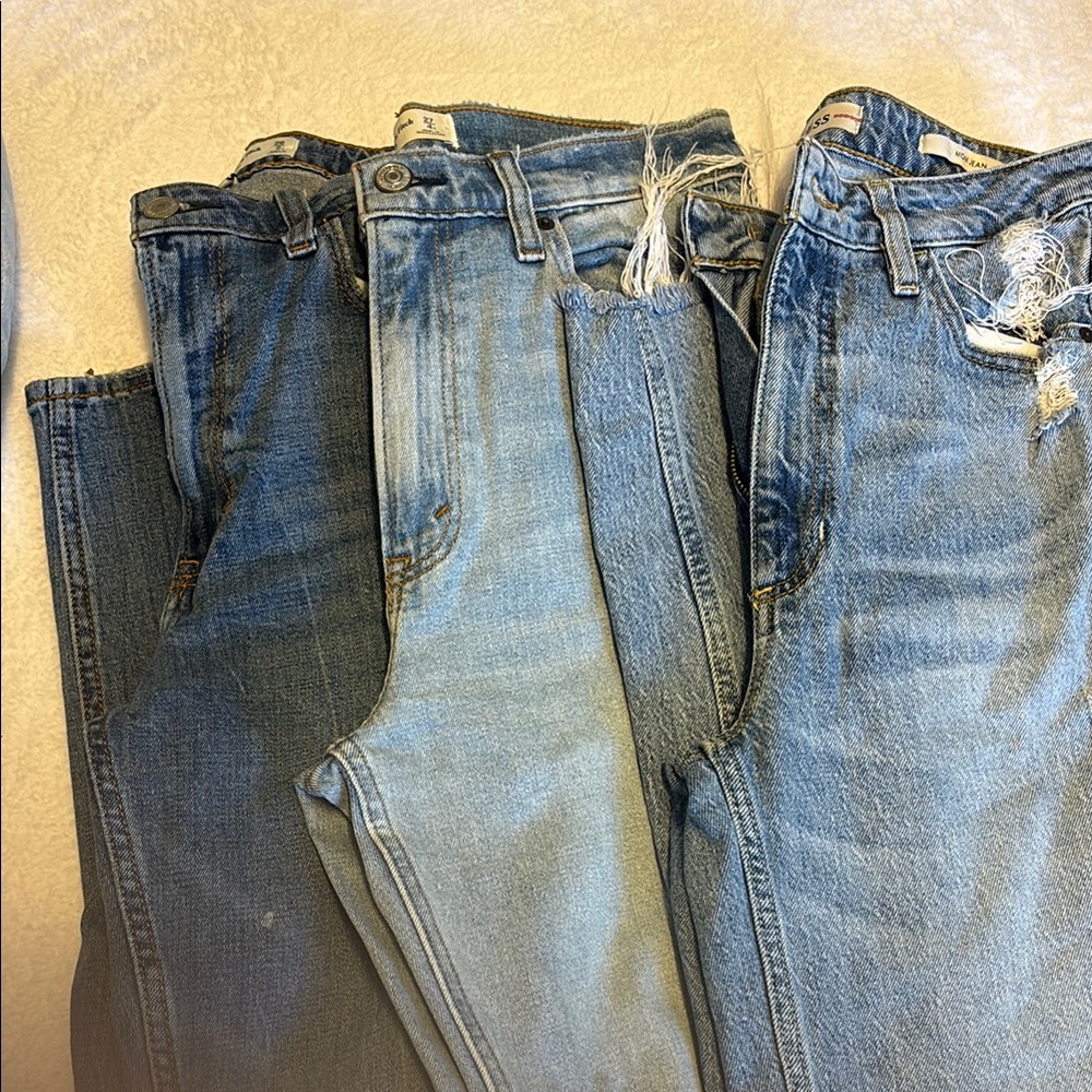 BUNDLE OF JEANS GUESS/ABERCROMBIE